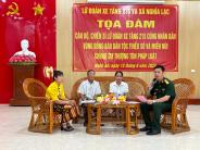 Lữ đoàn xe tăng 215 tổ chức tọa đàm cùng nhân dân vùng đồng bào dân tộc thiểu số và miền núi chung tay thượng tôn pháp luật